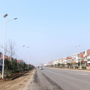 湖北省孟樓鎮太陽能路燈工